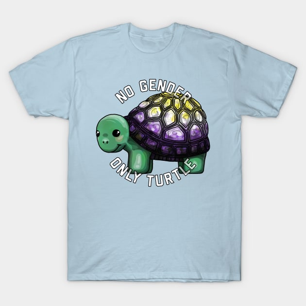 No gender. Only turtle. T-Shirt by Art by Veya